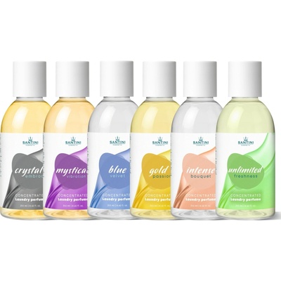 Santini Sada parfémů na praní francouzské vůně 6 x 50 ml