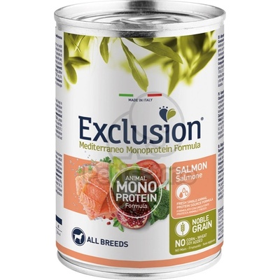Exclusion Mediterraneo Monoprotein Formula All Breeds консерва - сьомга 400 г
