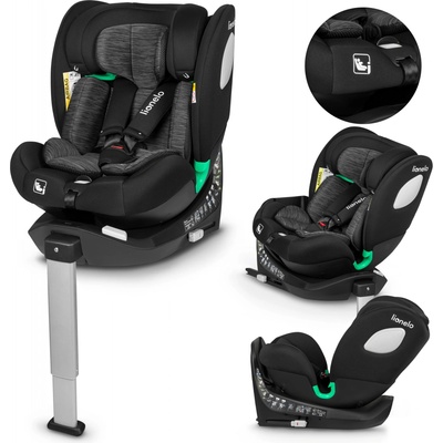 Lionelo BRAAM I-size 2023 black carbon