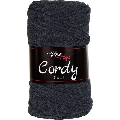 Příze Cordy 3mm 8236 tmavě šedá (antracit)