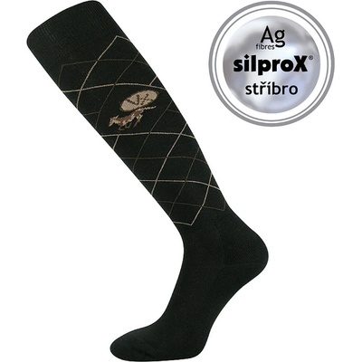 Voxx Pepper Unisex jazdecké podkolienky čierna