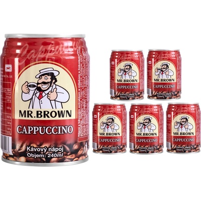 Mr.Brown Ledová káva Cappuccino Sixpack 6 x 240 ml