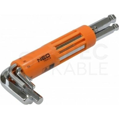 Neo Tools sada klíčů NEO 09-523 imbusové s kuličkou dlouhé 2,5-10mm 8ks 09-523