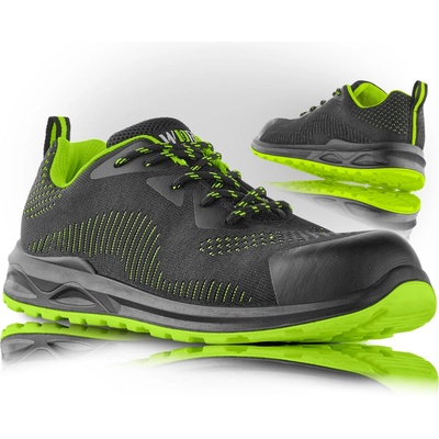 VM Footwear IBIZA VM 3155 S1 polobotka černo/zelená