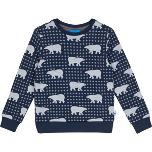 finkid Детски вълнен пуловер Finkid Kid's Uniikki Nordik Wool jumper - Navy - размер 140/150 (EU) (704-5484-0217)