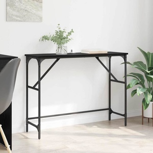 vidaXL Конзолна маса Черния дъб 100 x 32 x 75 см Инженерна дървесина (882207)