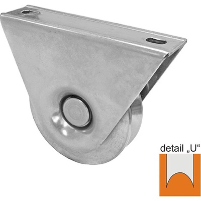 EKOfence Kladka pojazdu - komplet - U, INOX, D80 9358