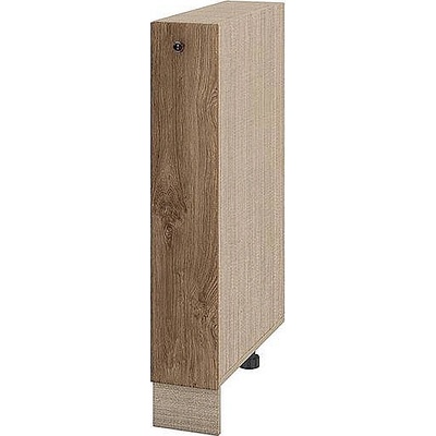 ИРИМ Долен кухненски шкаф бутилиера Сити МФ-Дъб натурал-06-41 15 см