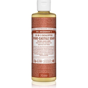 Dr. Bronner's tekuté univerzálne bio mydlo ALL-ONE Eukalyptus 236 ml