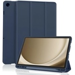 Techsuit Калъф - Samsung Galaxy Tab A11 Plus / A9 Plus - Techsuit Flex Trifold (с държач за стилус) - Тъмносин
