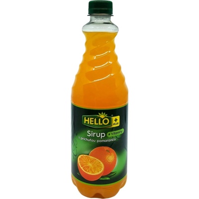 Hello Sirup Pomaranč + Vitamíny 0,7 l