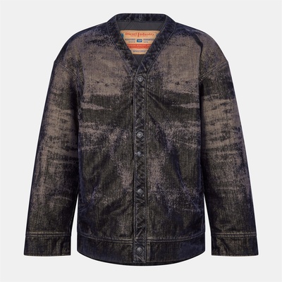 Diesel Яке Diesel Men's Designer Denim Button-Through Jacket - Blue Denim