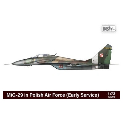 IBG MiG-29 Polish Air Force early service w/ 3D print Models 72903 1:72