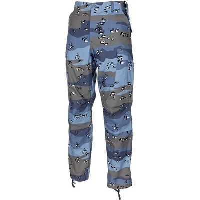 Nohavice MFH US Combat BDU chocolate chip modrá camo
