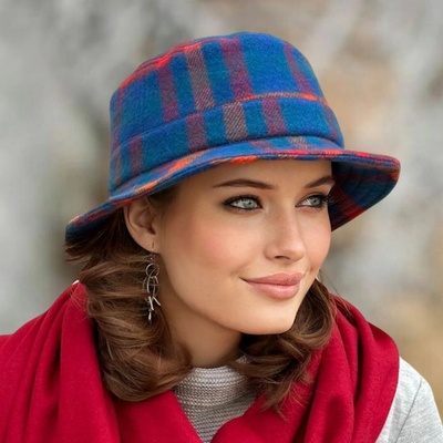 Krumlovanka John Hanly Zimní dámský klobouk Bucket Ba-34090876-216 mdorý