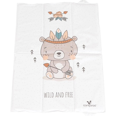 Cangaroo Сгъваема подложка за повиване Wild and free-Bear (109549)