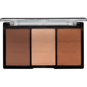 Revolution Ultra Sculpt & Contour палитра контури за лице цвят 04 Ultra Ligt/Medium 11 гр