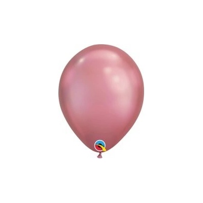 Qualatex Qualatex Balónek CHROME 18cm růžový