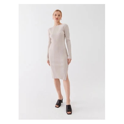 Calvin Klein Плетена рокля Iconic K20K205753 Сив Slim Fit (Iconic K20K205753)
