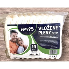 Nappy Extra 60 x 30 cm 10 ks