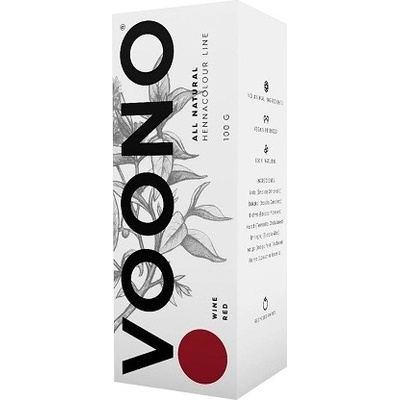 Voono Wine Red Vínovo červená Henna 100 g