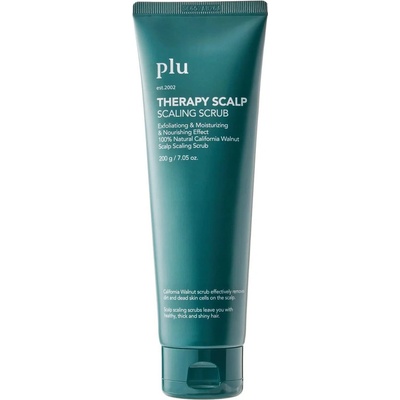 Plu Exfoliating Scalp Scrub Peppermint - Дълбокочистващ Скраб За Скalp С Ментово Масло 200г