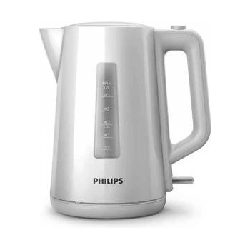 Philips Електрическа кана Philips HD9318/00, 1.7 л, Пластмаса, Светлинен индикатор, Бял