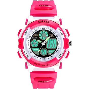 SMAEL Детски часовник Smael Jelly, Удароустойчив, Розов (SMAEL-0704KIDS-PINK)