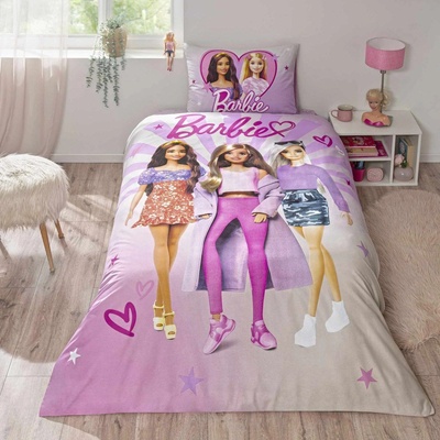 TAC Детски спален комплект ранфорс barbie shine