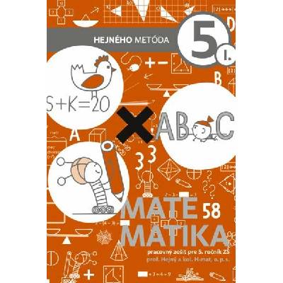 Matematika 5. ročník - pracovný zošit 1. diel (tehlová)
