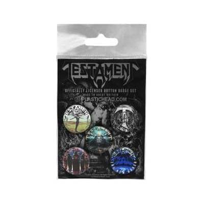 Sada Placek Testament Button Badge set