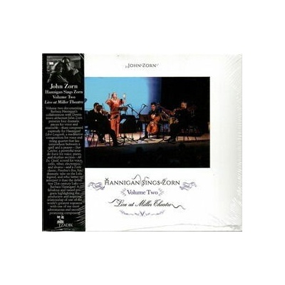 Zorn John & Barbara Hannigan Sings Zorn Volume Two Archival Series 1 CD