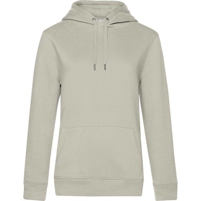 B&C QUEEN Hooded dámská mikina s kapucí fog šedá