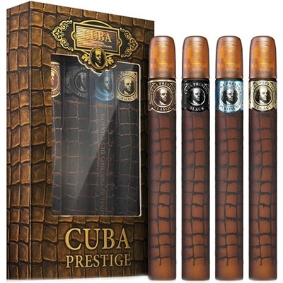 Cuba Prestige подаръчен комплект с тоалетна вода 4х35мл за мъже 1 бр