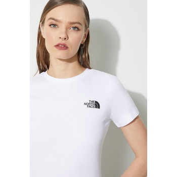 The North Face Памучна тениска The North Face W S/S Redbox Slim Tee в бяло NF0A87NMFN41 (NF0A87NMFN41)