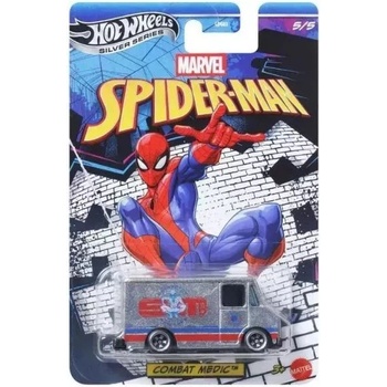 Mattel Хот Уилс: Спайдърмен количка: Боен медик (jkx29)