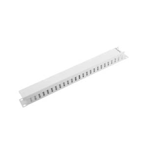 Lanberg Аксесоар, Lanberg 19"" cable management panel type A 1U, grey (AK-1201-S)