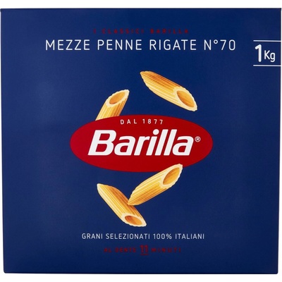 Barilla Mezze Penne Rigate No.70 1 kg