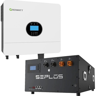 SEPLOS MASON-280 3.0 14.3kWh + měnič Growatt SPF 6000 ES 6000W 48V
