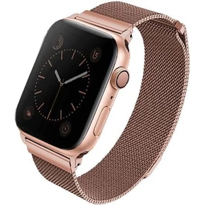 UNIQ Каишка от неръждаема стомана Uniq Pasek за Apple Watch Series 4 40mm, розов (Uni000056-0)