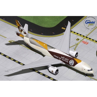 Gemini B777-FFX Etihad Cargo Year of Zayed Colors 1:400