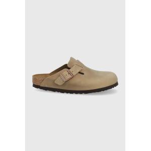 Birkenstock чехли дамски от набук Boston (960813)