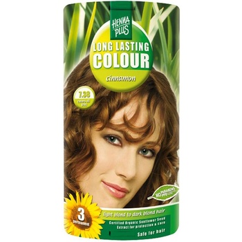 HennaPlus dlouhotrvající barva na vlasy 7.38 Skořicová 100 ml