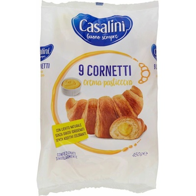 Casalini croissanty plnené krémom 450 g