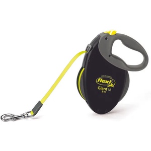 flexi Giant Neon M Ролетен повод за куче 8м лента до 25Kg