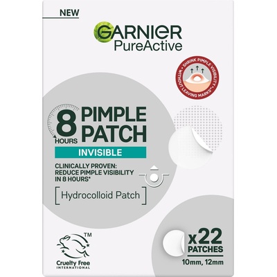 Garnier Pure Active Pimple Patch hydrokoloidní neviditelné náplasti na pupínky 22 ks – Zboží Dáma