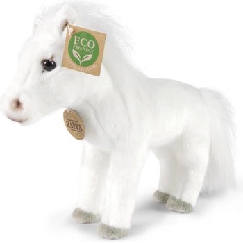 Rappa Плюшено бяло конче 24 см eco-friendly