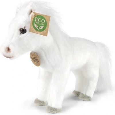 Rappa Плюшено бяло конче 24 см eco-friendly