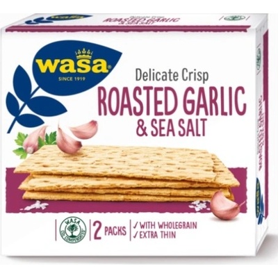 Wasa Delicate Crisp roasted garlic & sea salt 190 g