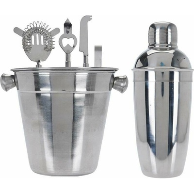 Excellent Houseware Barmanská súprava Chrom 6-dielna